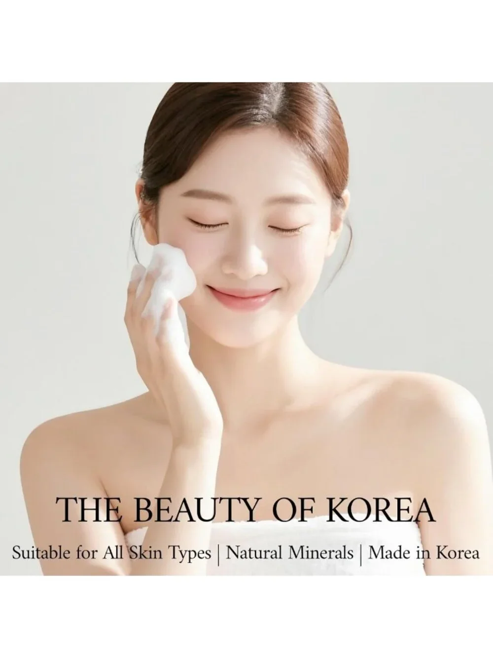 Mineral Facial Cleansing Bar with Sericite & Illite Clay for Smooth, Radiant